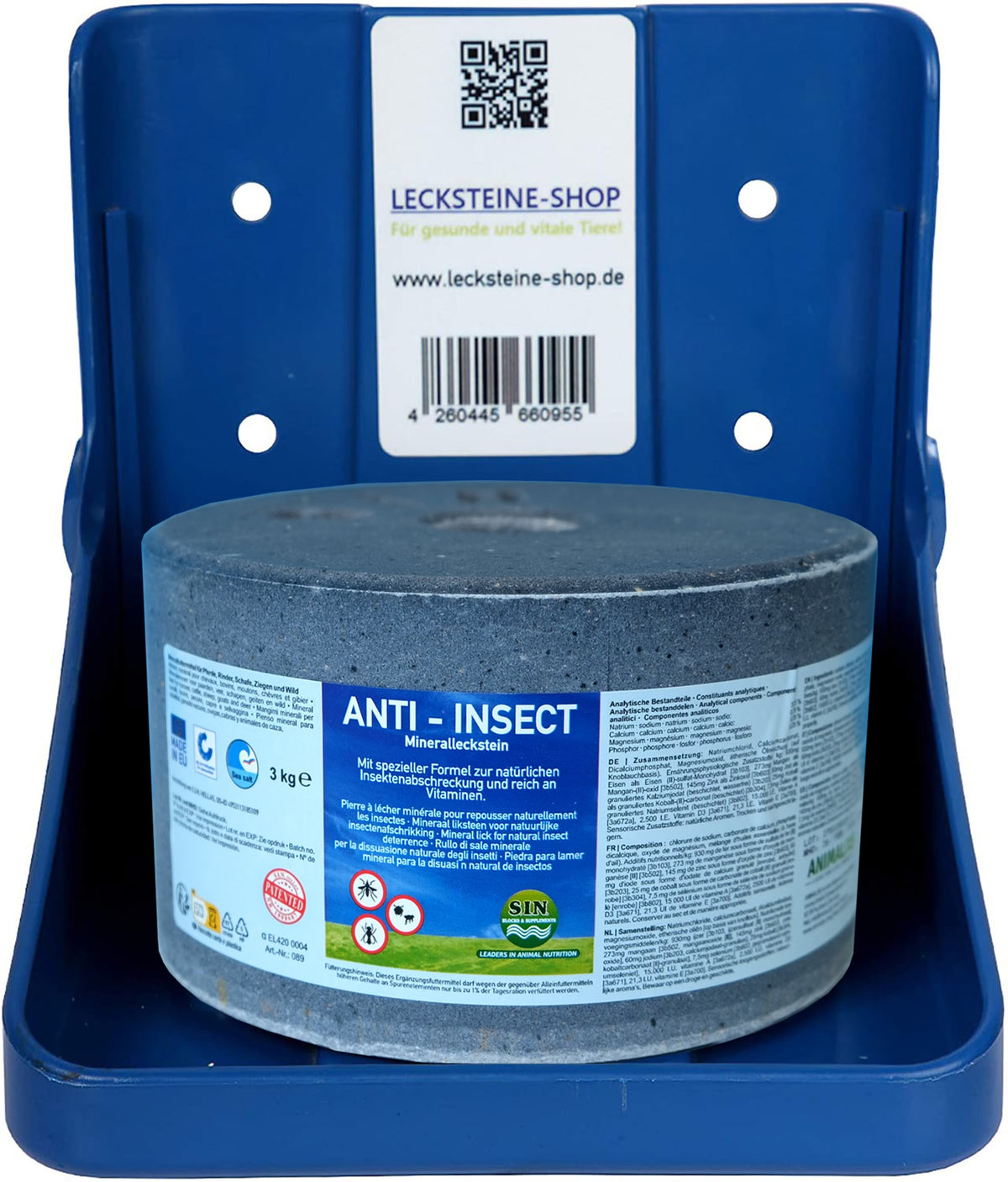ANTI-INSECT minerale liksteen, 3kg