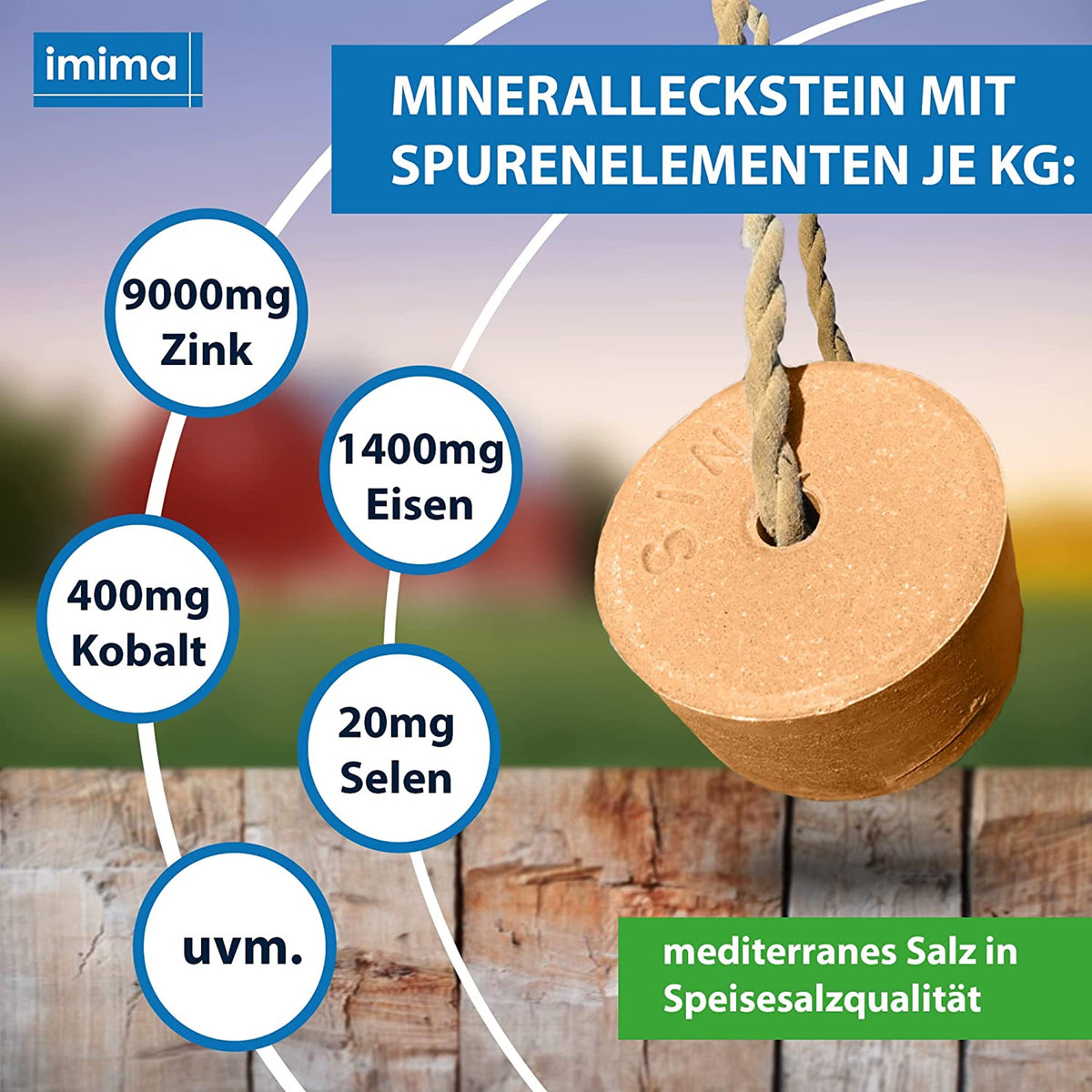 ZINCOBLOCK minerale liksteen, 3kg