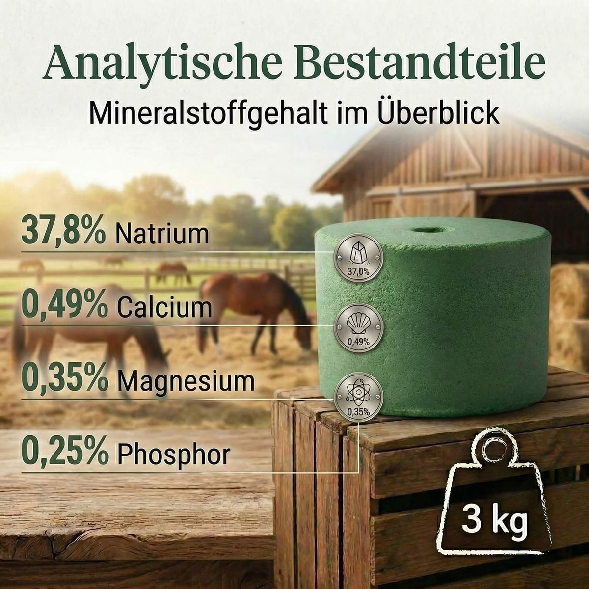 PRO IMMUN Natural Mineraalliksteen, 3kg
