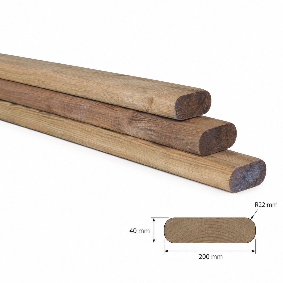 Regel 40x200 mm r22 Nobifix Grenen Naaldhout geschaafd PEFC