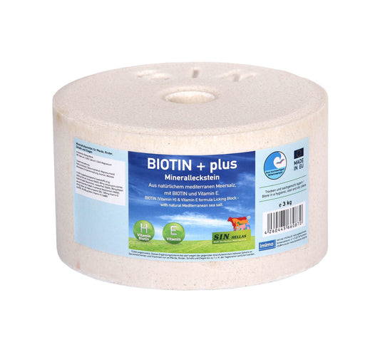 BIOTINE + plus minerale liksteen, 3kg