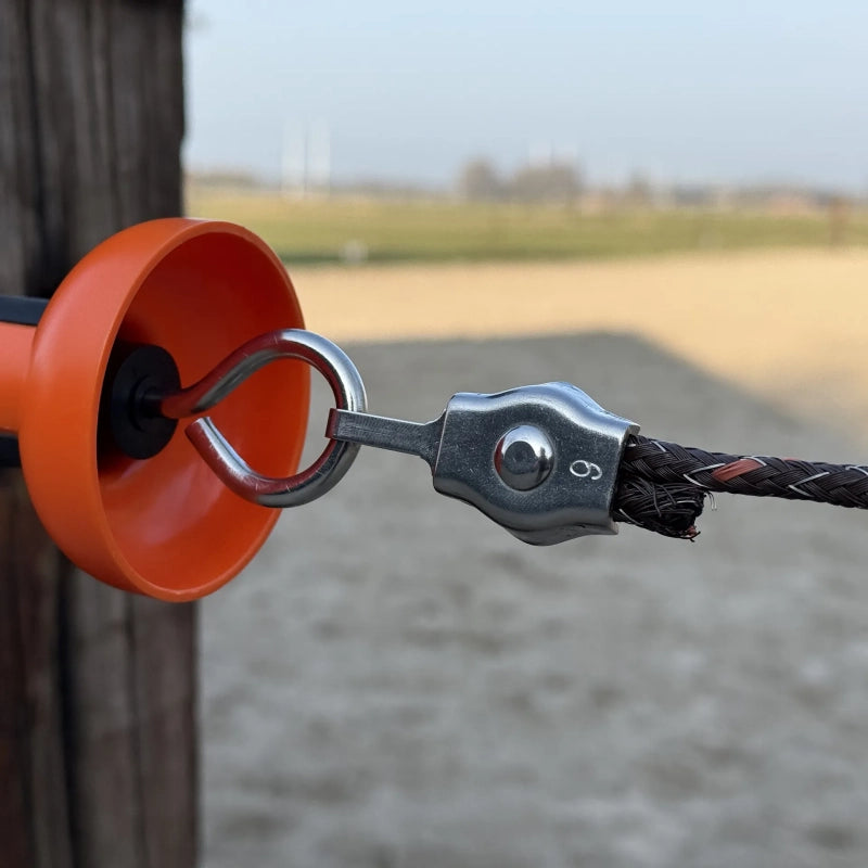 Cord clip met vleugelmoer (4 stuks)