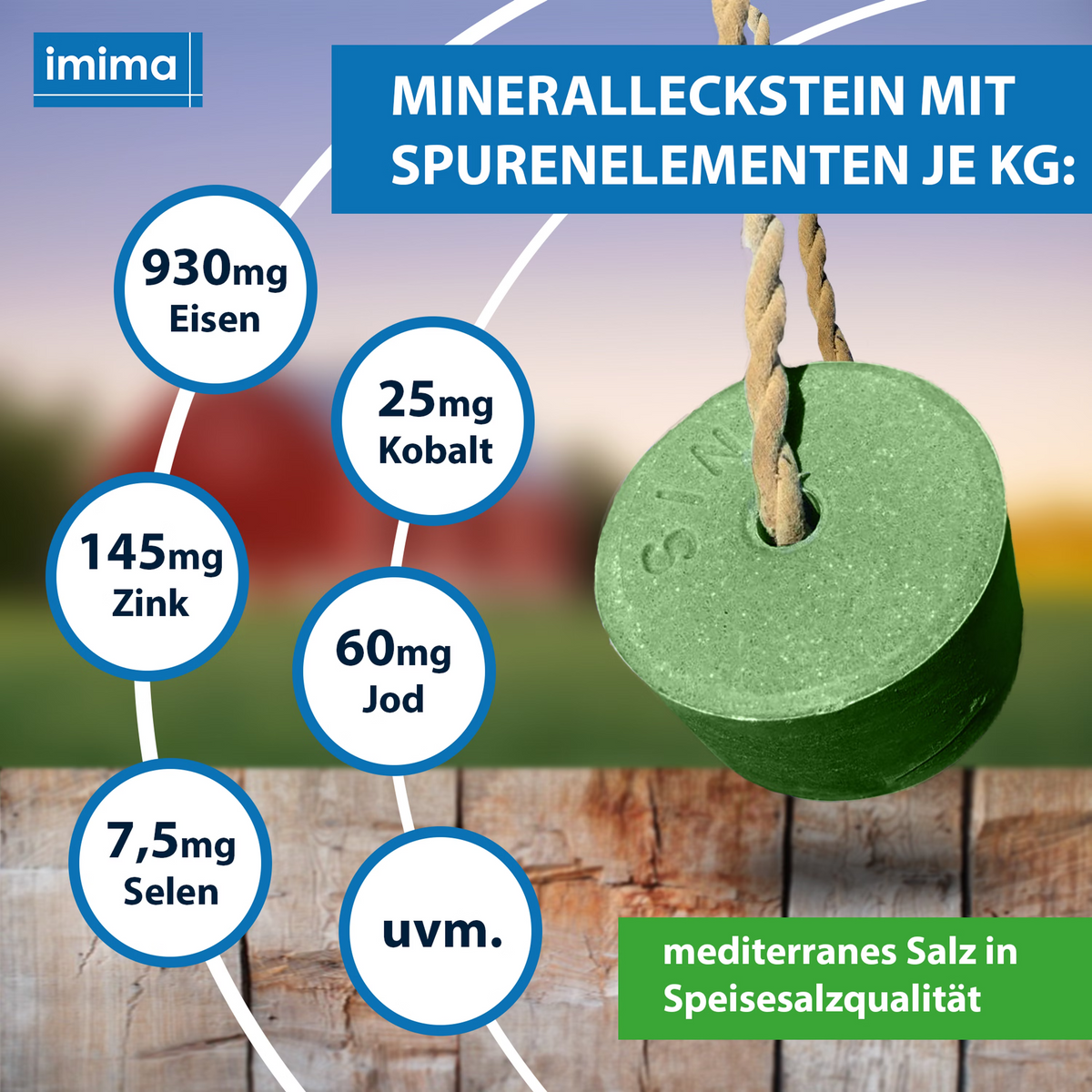 Kruidenblok minerale liksteen, 3kg