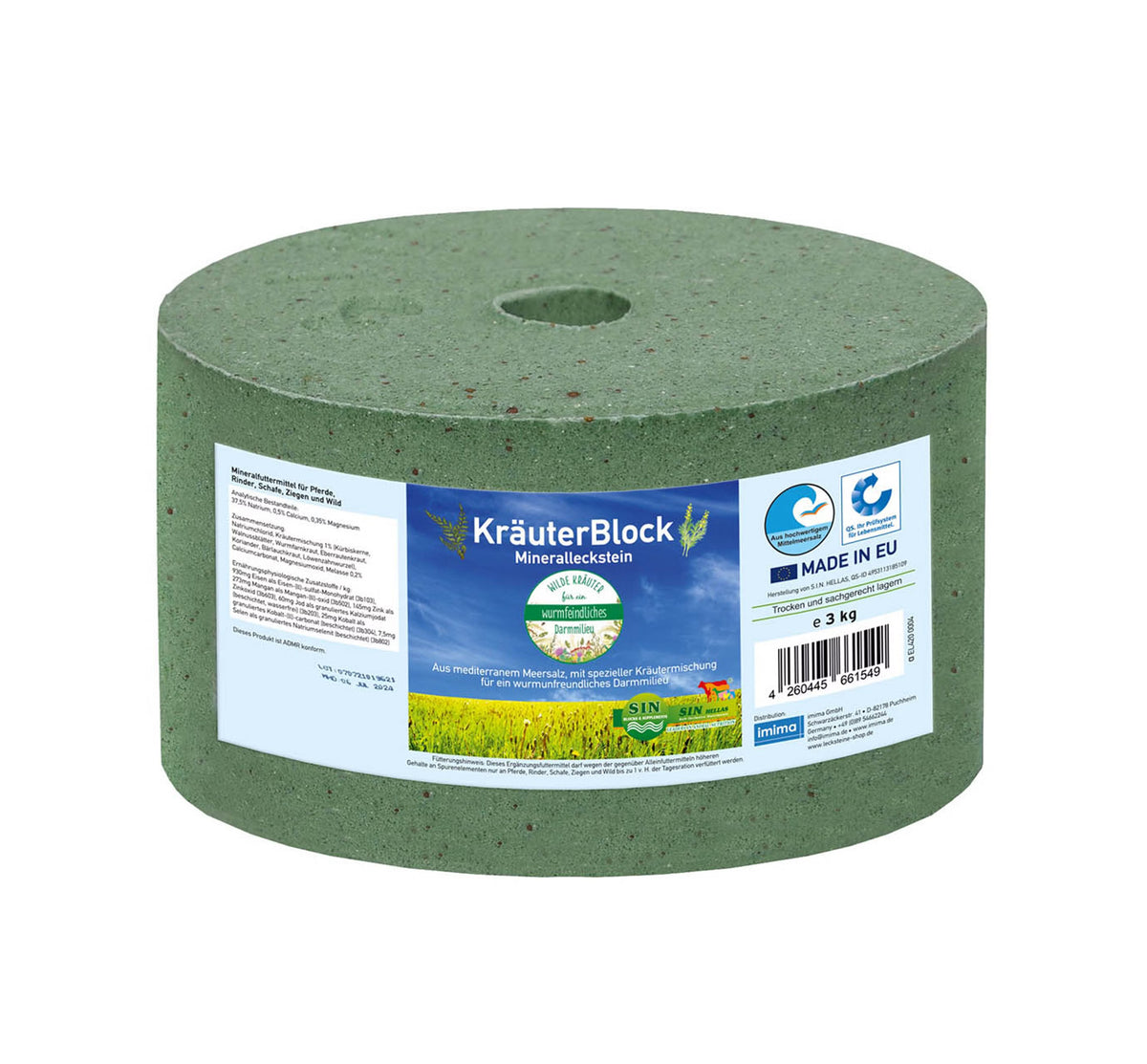 Kruidenblok minerale liksteen, 3kg