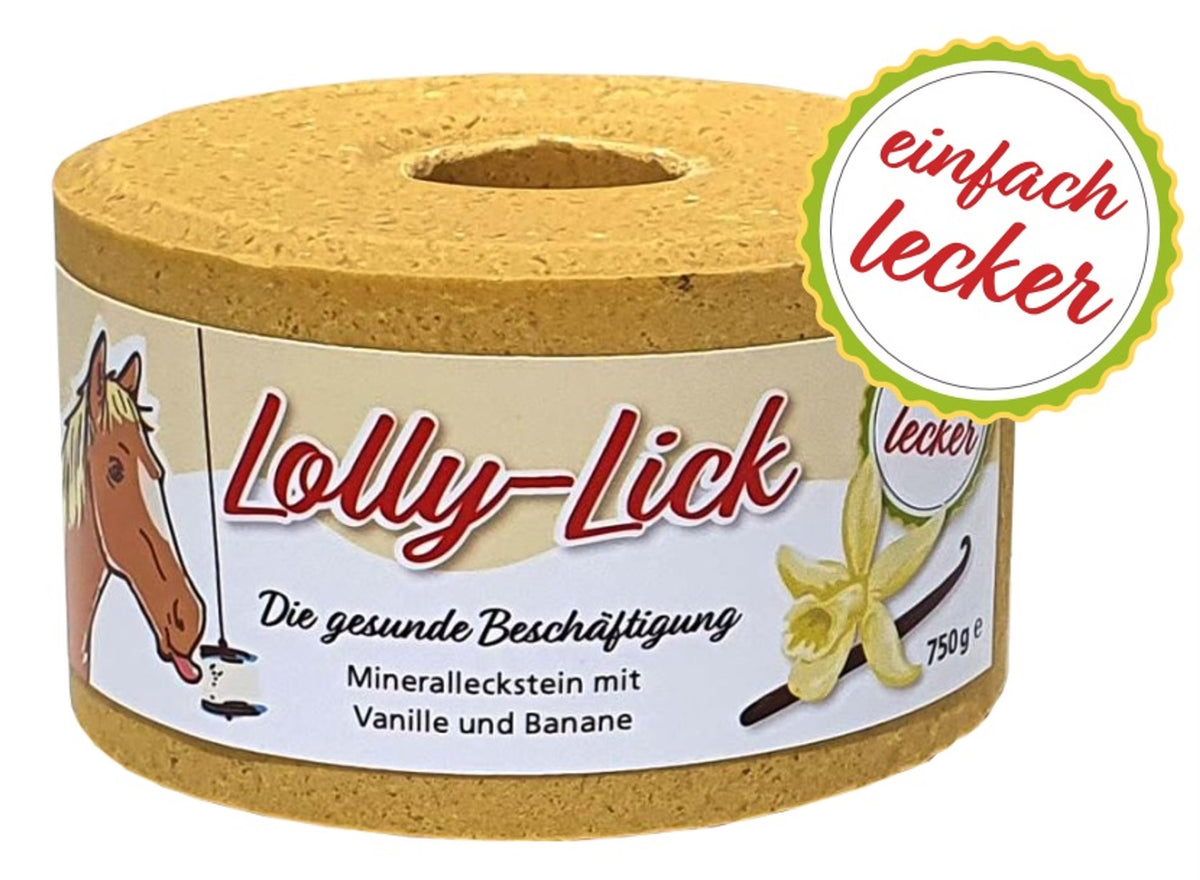 Lolly-Lick, vanille-banaan, 750g