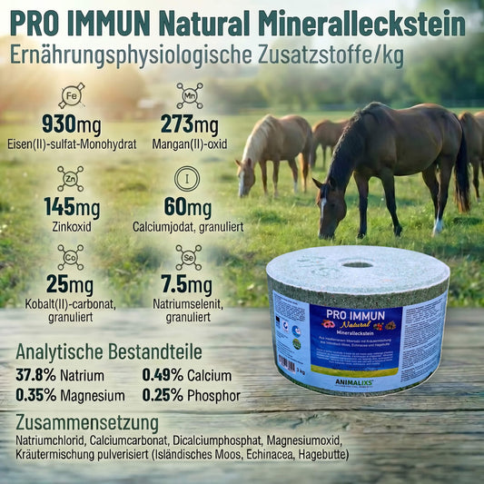 PRO IMMUN Natural Mineraalliksteen, 3kg