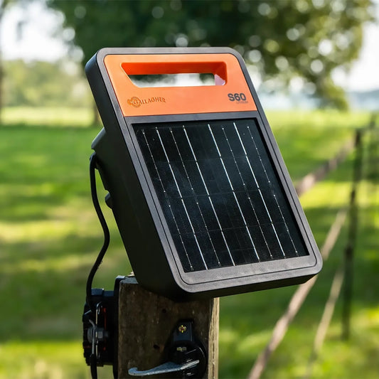 Gallagher S60li solar schrikdraadapparaat met lithium batterij