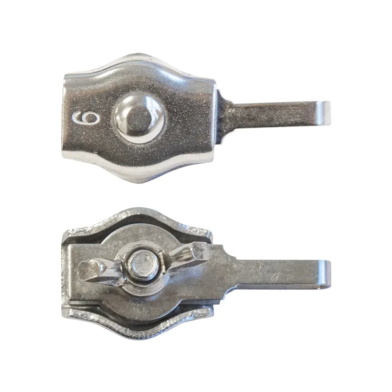 Cord clip met vleugelmoer (4 stuks)